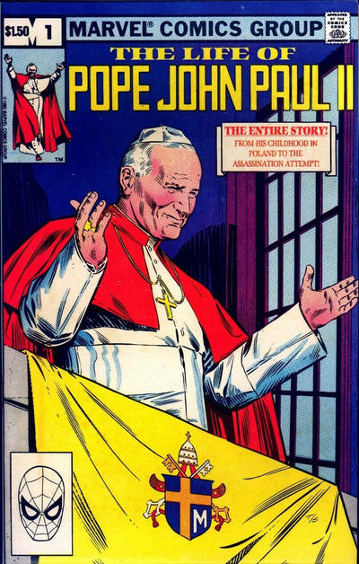 Cover for The Life of Pope John Paul II (Marvel, 1982 series) #1 [Direct]