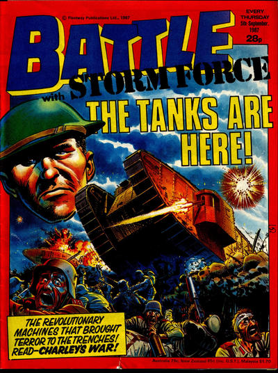 Cover for Battle with Storm Force (IPC, 1987 series) #5 September 1987 [644]