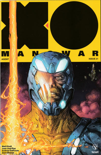 Cover for X-O Manowar (2017) (Valiant Entertainment, 2017 series) #21 [Cover A - Kenneth Rocafort]