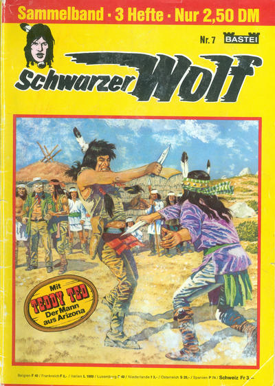 Cover for Schwarzer Wolf Sammelband (Bastei Verlag, 1975 series) #7