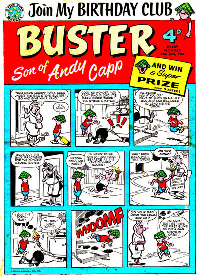 Cover for Buster (IPC, 1960 series) #18 June 1960 [4]