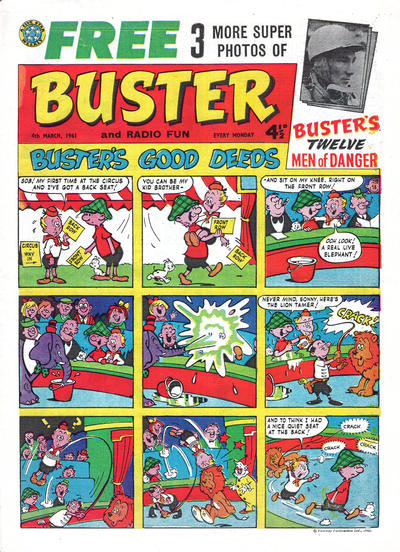 Cover for Buster (IPC, 1960 series) #4 March 1961 [41]