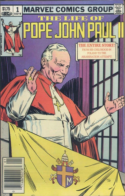 Cover for The Life of Pope John Paul II (Marvel, 1982 series) #1 [Canadian]