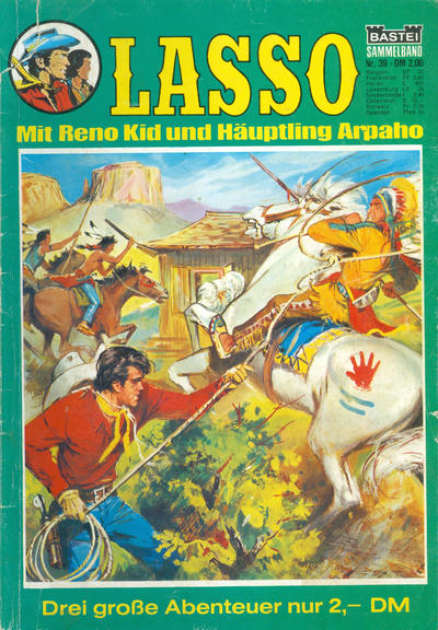 Cover for Lasso Sammelband (Bastei Verlag, 1967 ? series) #39
