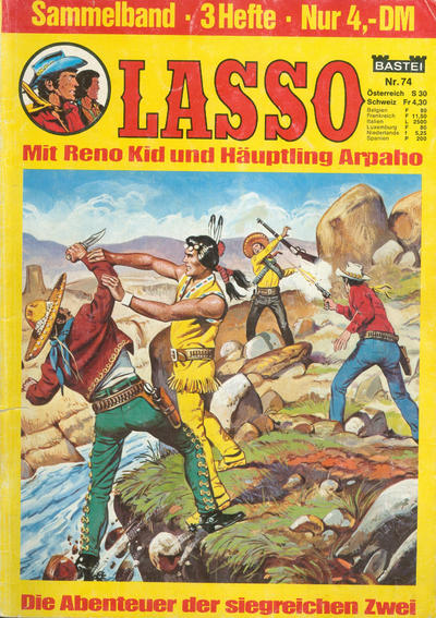 Cover for Lasso Sammelband (Bastei Verlag, 1967 ? series) #74
