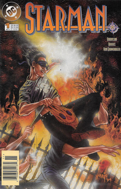 Cover for Starman (DC, 1994 series) #1 [Newsstand]