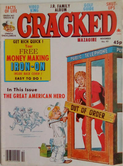 Cover for Cracked (Major Publications, 1958 series) #181 [British edition #40]