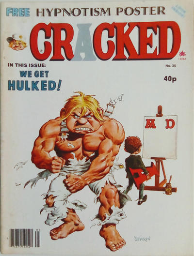Cover for Cracked (Major Publications, 1958 series) #177 [British edition #30]