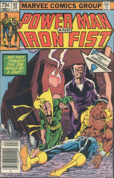 Cover for Power Man and Iron Fist (Marvel, 1981 series) #92 [Canadian]