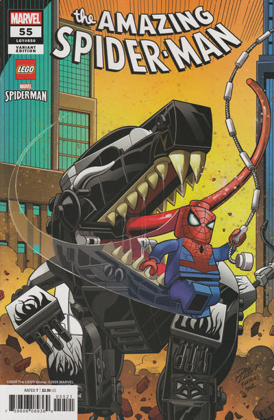 Cover for Amazing Spider-Man (Marvel, 2018 series) #55 (856) [Variant Edition - 'LEGO' - Ron Lim Cover]