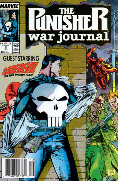 Cover for The Punisher War Journal (Marvel, 1988 series) #2