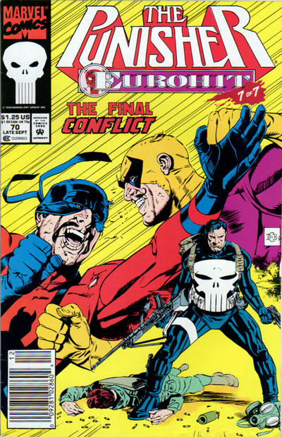 Cover for The Punisher (Marvel, 1987 series) #70 [Newsstand]
