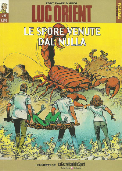 Cover for Collana Avventura (La Gazzetta dello Sport, 2015 series) #42 - Luc Orient 9 - Le Spore Venute dal Nulla