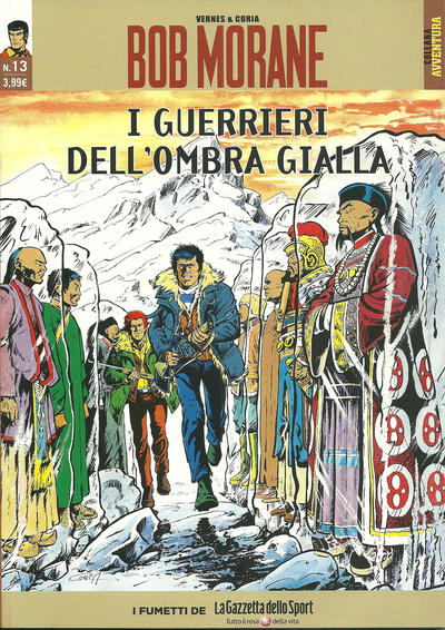 Cover for Collana Avventura (La Gazzetta dello Sport, 2015 series) #60 - Bob Morane 13 - I Guerrieri dell’ Ombra Gialla