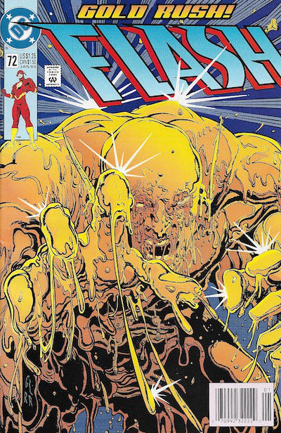 Cover for Flash (DC, 1987 series) #72 [Newsstand]