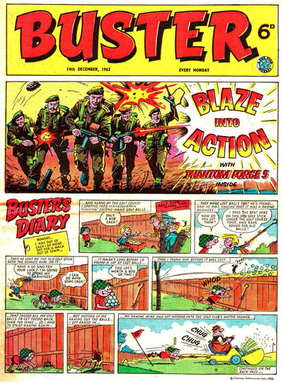 Cover for Buster (IPC, 1960 series) #14 December 1963 [186]