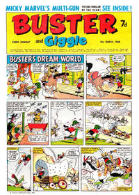 Cover Thumbnail for Buster (IPC, 1960 series) #9 March 1968 [407]