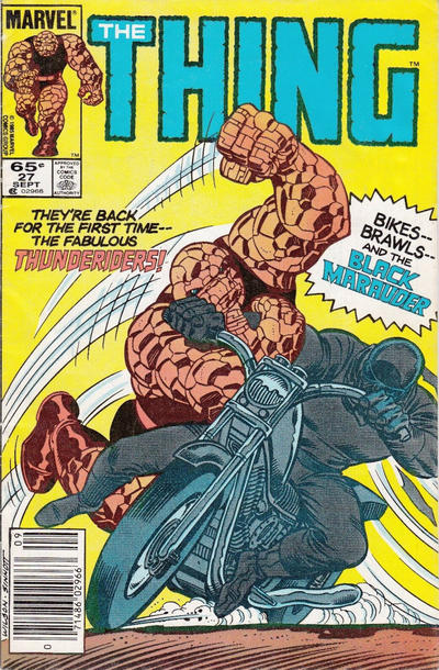 Cover for The Thing (Marvel, 1983 series) #27 [Newsstand]