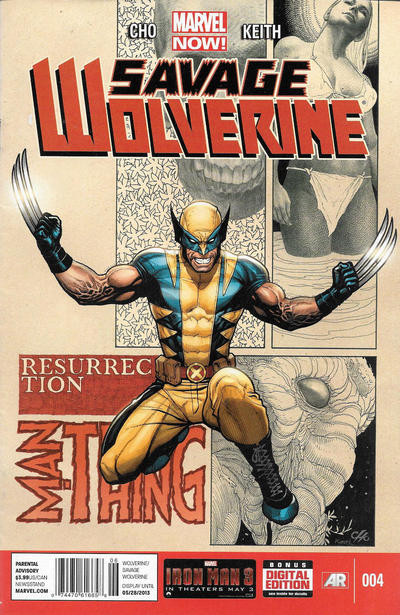 Cover for Savage Wolverine (Marvel, 2013 series) #4 [Newsstand]