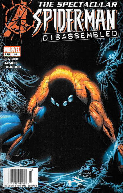 Cover for Spectacular Spider-Man (Marvel, 2003 series) #18 [Newsstand]