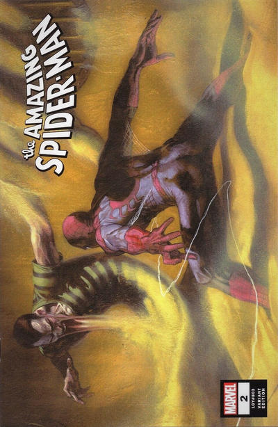 Cover for Amazing Spider-Man (Marvel, 2018 series) #2 (803) [Variant Edition - Gabriele Dell'Otto Virgin Cover]