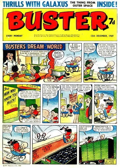 Cover for Buster (IPC, 1960 series) #13 December 1969 [499]