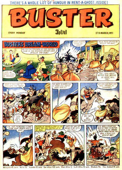 Cover for Buster (IPC, 1960 series) #27 March 1971 [553]