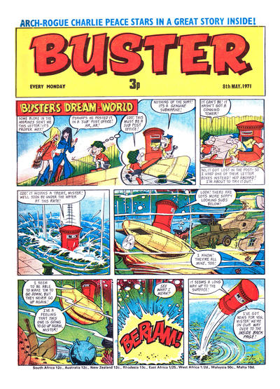 Cover for Buster (IPC, 1960 series) #8 May 1971 [559]