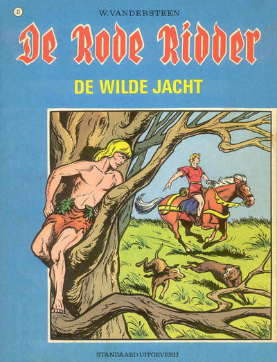 Cover for De Rode Ridder (Standaard Uitgeverij, 1959 series) #37 [zwartwit] - De wilde jacht [Herdruk 1972]