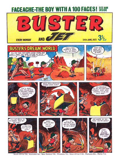 Cover for Buster (IPC, 1960 series) #24 June 1972 [618]