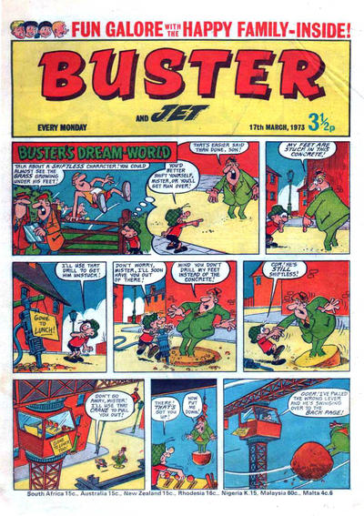 Cover for Buster (IPC, 1960 series) #17 March 1973 [656]