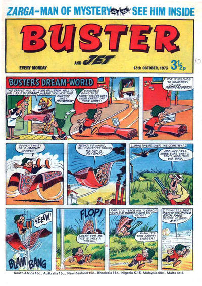 Cover for Buster (IPC, 1960 series) #13 October 1973 [686]