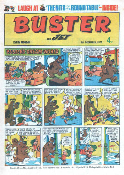 Cover for Buster (IPC, 1960 series) #8 December 1973 [694]