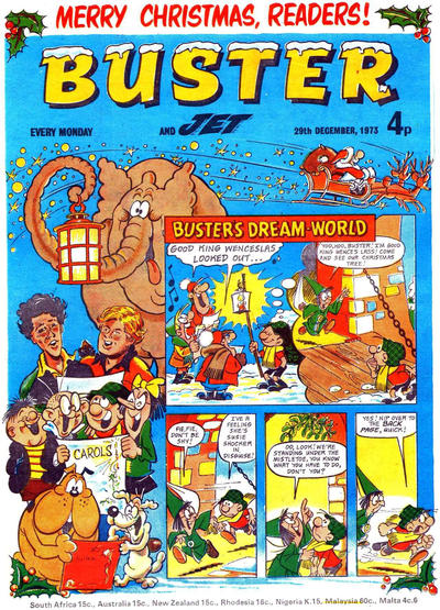 Cover for Buster (IPC, 1960 series) #29 December 1973 [697]