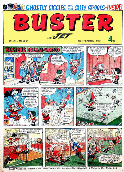 Cover for Buster (IPC, 1960 series) #9 February 1974 [701]
