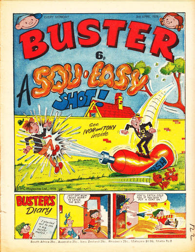 Cover for Buster (IPC, 1960 series) #3 April 1976 [803]