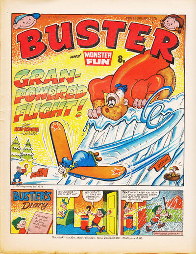 Cover for Buster (IPC, 1960 series) #18 February 1978 [901]