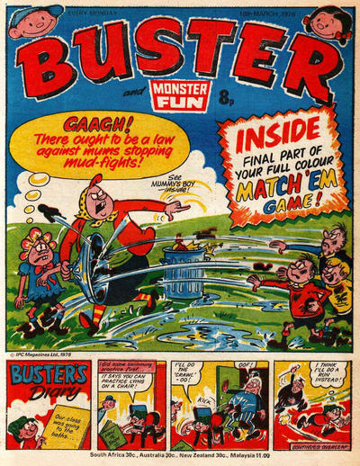 Cover for Buster (IPC, 1960 series) #18 March 1978 [905]