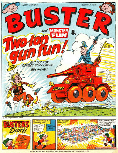 Cover for Buster (IPC, 1960 series) #20 May 1978 [914]
