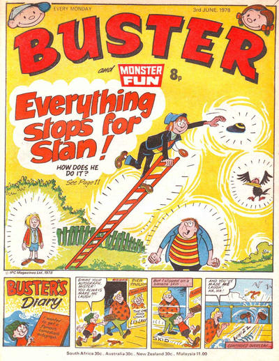 Cover for Buster (IPC, 1960 series) #3 June 1978 [916]