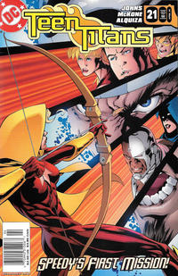 Cover Thumbnail for Teen Titans (DC, 2003 series) #21 [Newsstand]