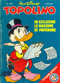 Cover Thumbnail for Topolino (Mondadori, 1949 series) #1367
