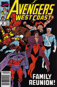 Cover Thumbnail for Avengers West Coast (Marvel, 1989 series) #57 [Mark Jewelers]