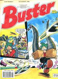 Cover Thumbnail for Buster (IPC, 1960 series) #12 August 1989 [1492]