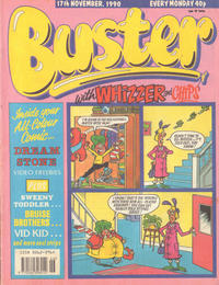 Cover Thumbnail for Buster (IPC, 1960 series) #17 November 1990 [1558]