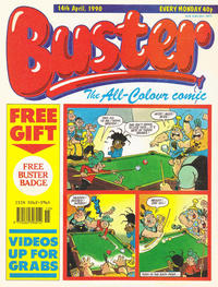 Cover Thumbnail for Buster (IPC, 1960 series) #14 April 1990 [1527]
