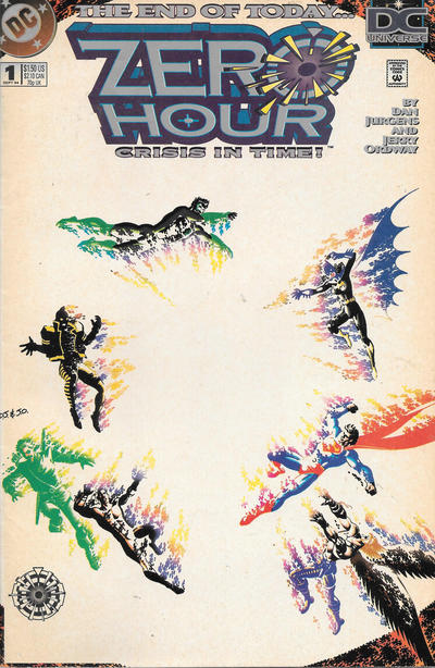 Cover for Zero Hour: Crisis in Time (DC, 1994 series) #1 [Zero Hour Logo]