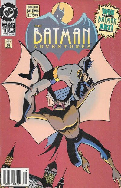 Cover for The Batman Adventures (DC, 1992 series) #11 [Newsstand]