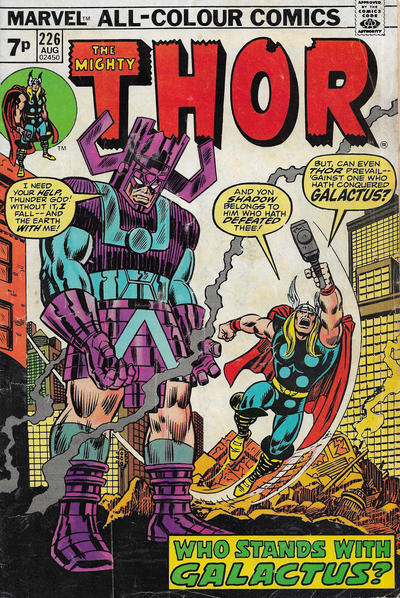 Cover for Thor (Marvel, 1966 series) #226 [British]