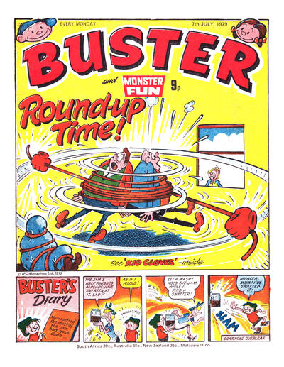 Cover for Buster (IPC, 1960 series) #7 July 1979 [973]